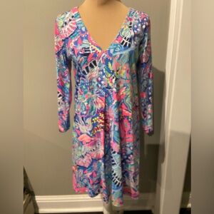 Lilly Pulitzer Amina dress Fantasy Garden
